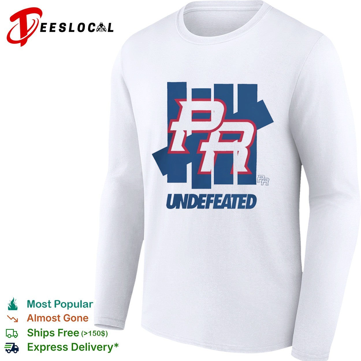 Undefeated Puerto Rico PR shirt