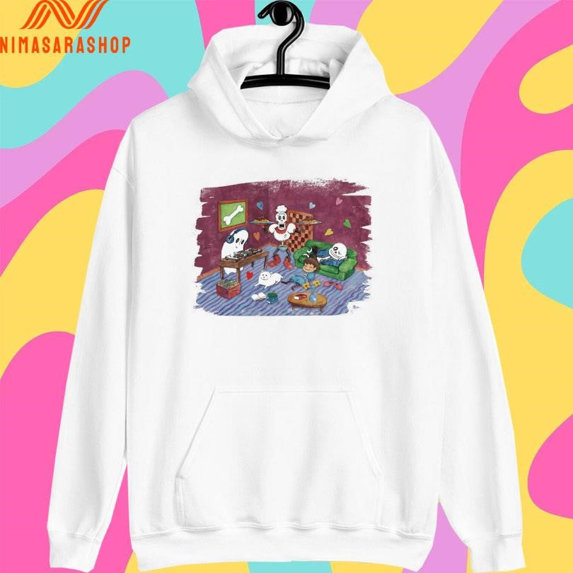 Undertale X Square Enix Chitei De Chill Shirts