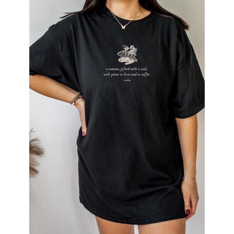 Undine Fairycore Fairytale Tee Shirt Mermaidcore Cottagecore Coquette Dark Light Academia Literature Poet Mythology...