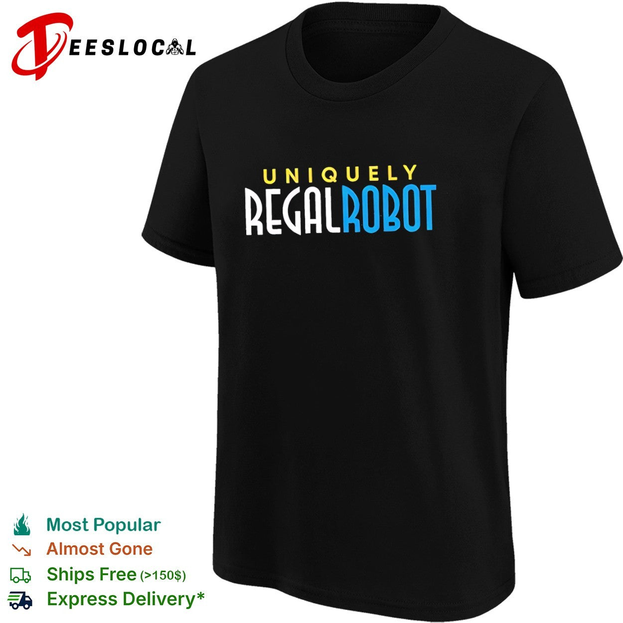 Uniquely Regal Robot shirt