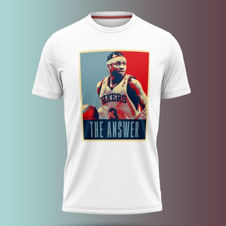 Unisex Allen Iverson Graphic tee T-shirts Hoodie Sweatshirt | PrintMintTees.com