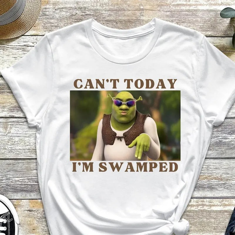 Unisex Can't Today, I'm Swamped Shirt, Meme Shirt Hoodie Sweatshirt | PrintMintTees.com