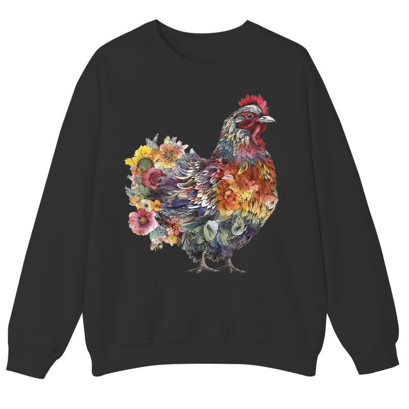 Unisex Chicken Sweatshirt , Love Chickens  T-Shirt  , Sweatshirt  and Hoodie | PrintMintTees.com