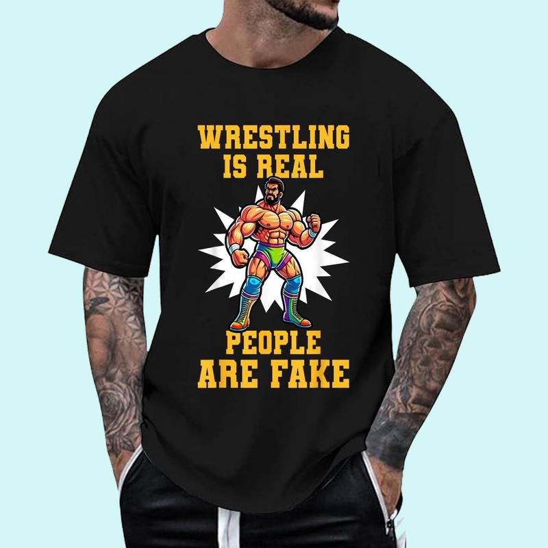 [Unisex Cotton Shirt] Pro Wrestling Champ Vintage Retro Distressed Wrestler Design T-Shirt Hoodie Sweatshirt