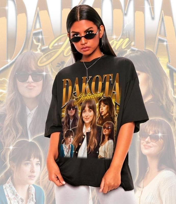 Unisex Retro Dakota Johnson Shirt Hoodie Sweatshirt | PrintMintTees.com