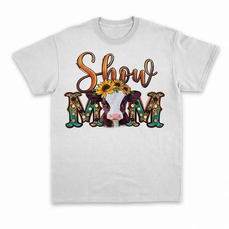 Unisex Show Mom baby Cow  T-Shirt  , Sweatshirt  and Hoodie | PrintMintTees.com
