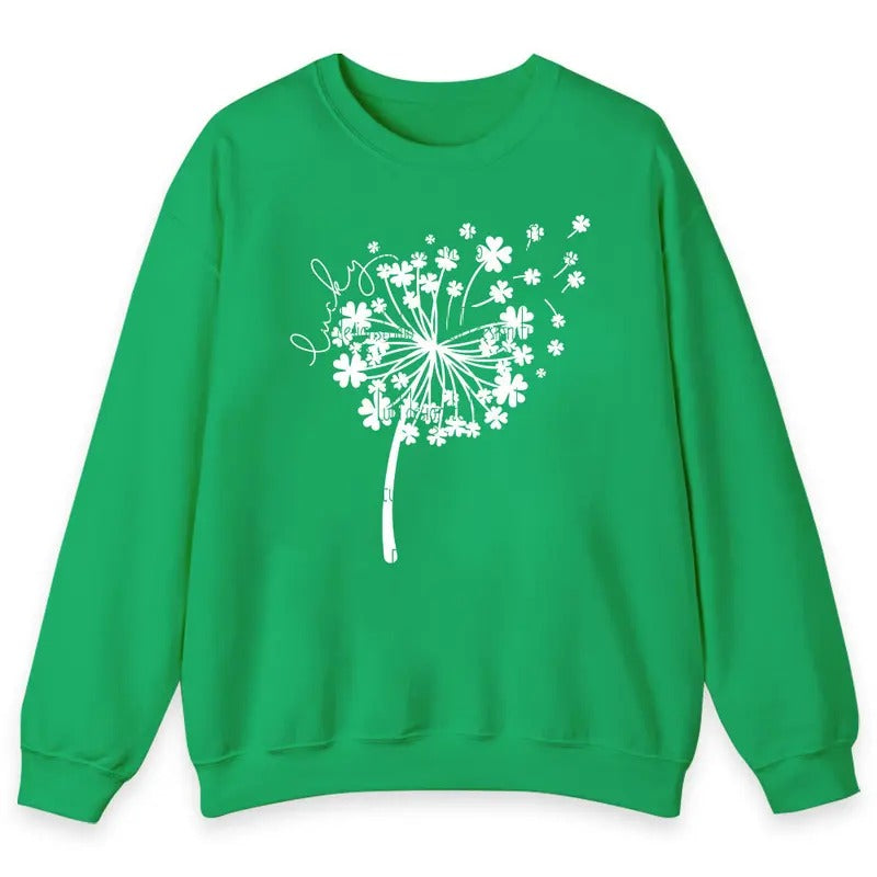 Unisex St Patricks Day Dandelion   T-Shirt  , Sweatshirt  and Hoodie | PrintMintTees.com