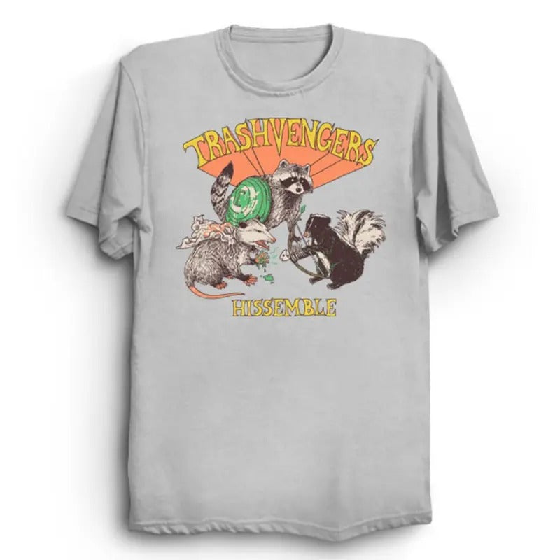 Unisex Trashvengers shirt ,   Cool Funny Tee Shirt Gift Opossum Possum Raccoon TrashPanda Hoodie Sweatshirt