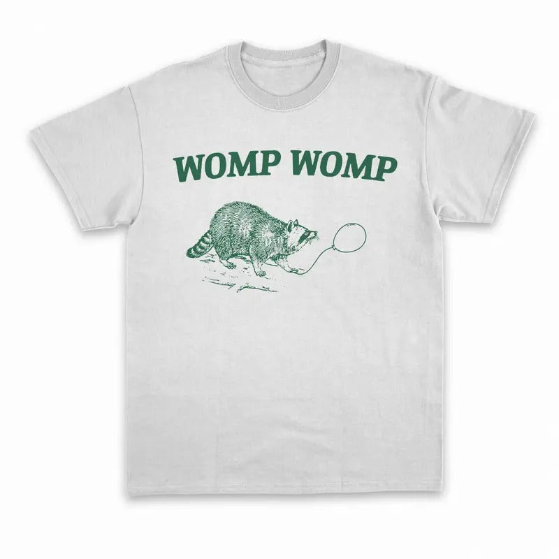 Unisex Womp Womp Funny Retro Shirt, Raccoon Meme shirt Hoodie Sweatshirt | PrintMintTees.com