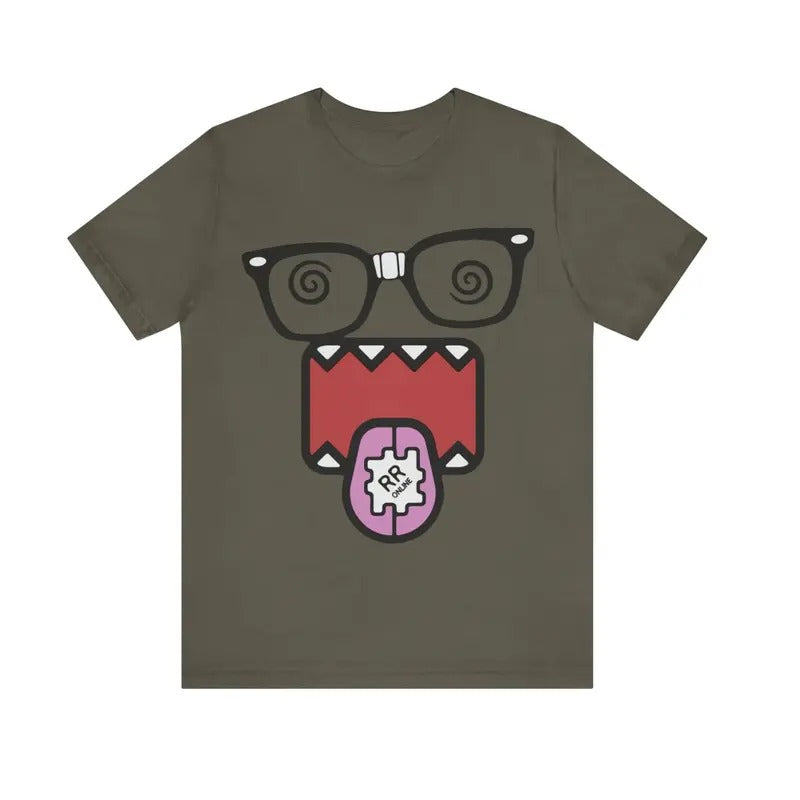 Unisex tee,Domo Kun Tshirt,Domo Tshirt, cheap domo merch shirt Menswear Top Hoodie Sweatshirt | PrintMintTees.com
