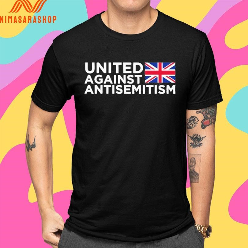 United Against Antisemitism Flag Shirts