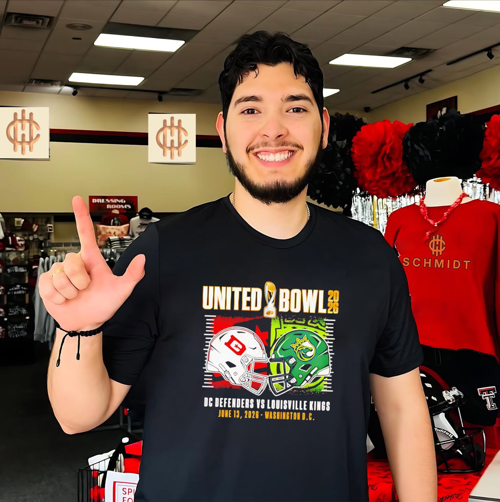 United Bowl 2026 DC Defenders vs Louisville Kings June 13 2026 Washington DC helmets shirt