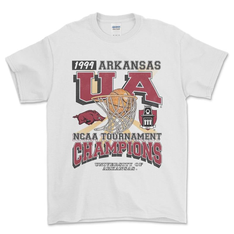 University of Arkansas Tournament Champs NCAA T-Shirt, graphic vintage sports tees for men Hoodie Sweatshirt