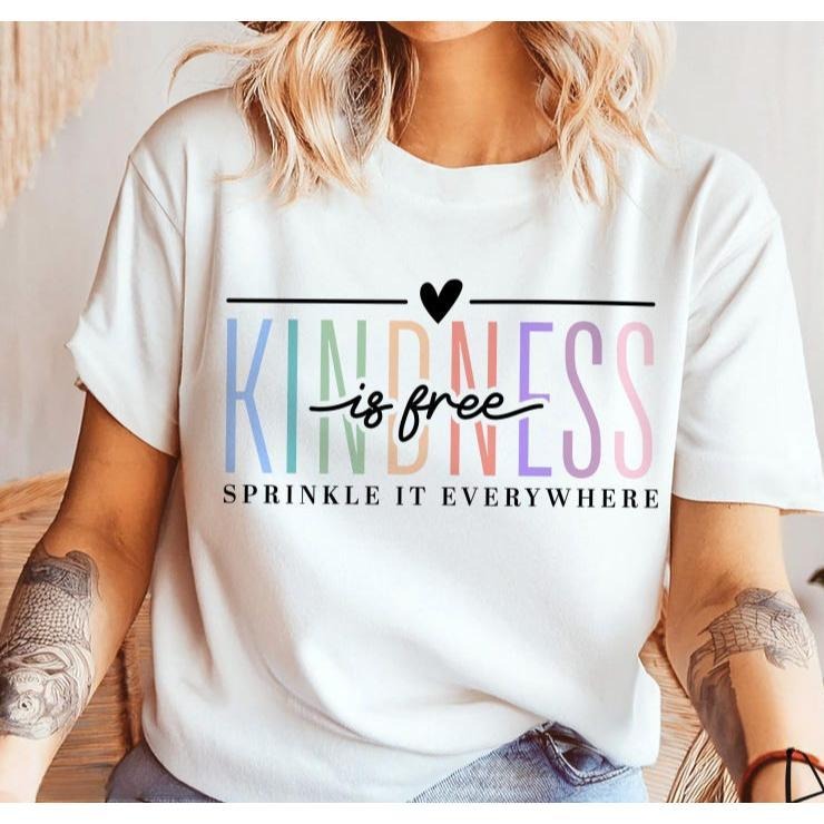 Uplifting and Heart - warming T - Shirt: Make a Statement with a Kindness