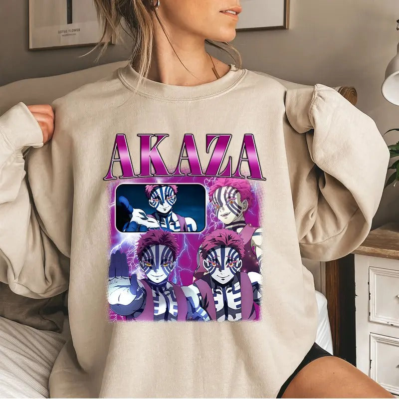Upper Moon 3 DM Characters Shirt Crewneck Hoodie, Anime Otaku Shirt Comfort Cotton Sweatshirt | PrintMintTees.com