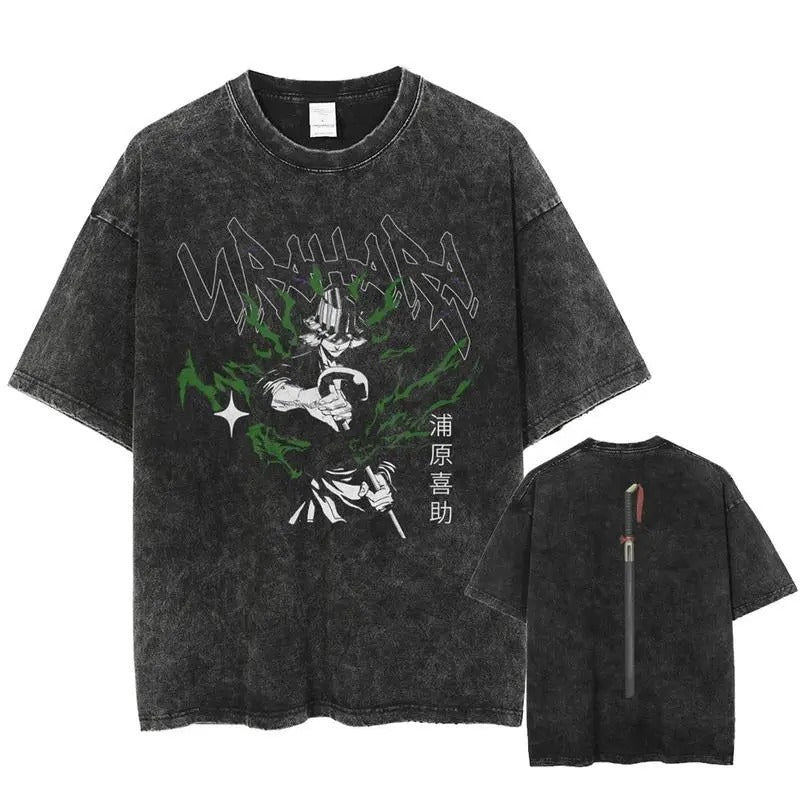 Urahara Kisuke Bleach Washed #Heavyweight T-shirt, Gift for Anime Fans Sweatshirt, Hoodie, Comfort Colors | PrintMintTees.com