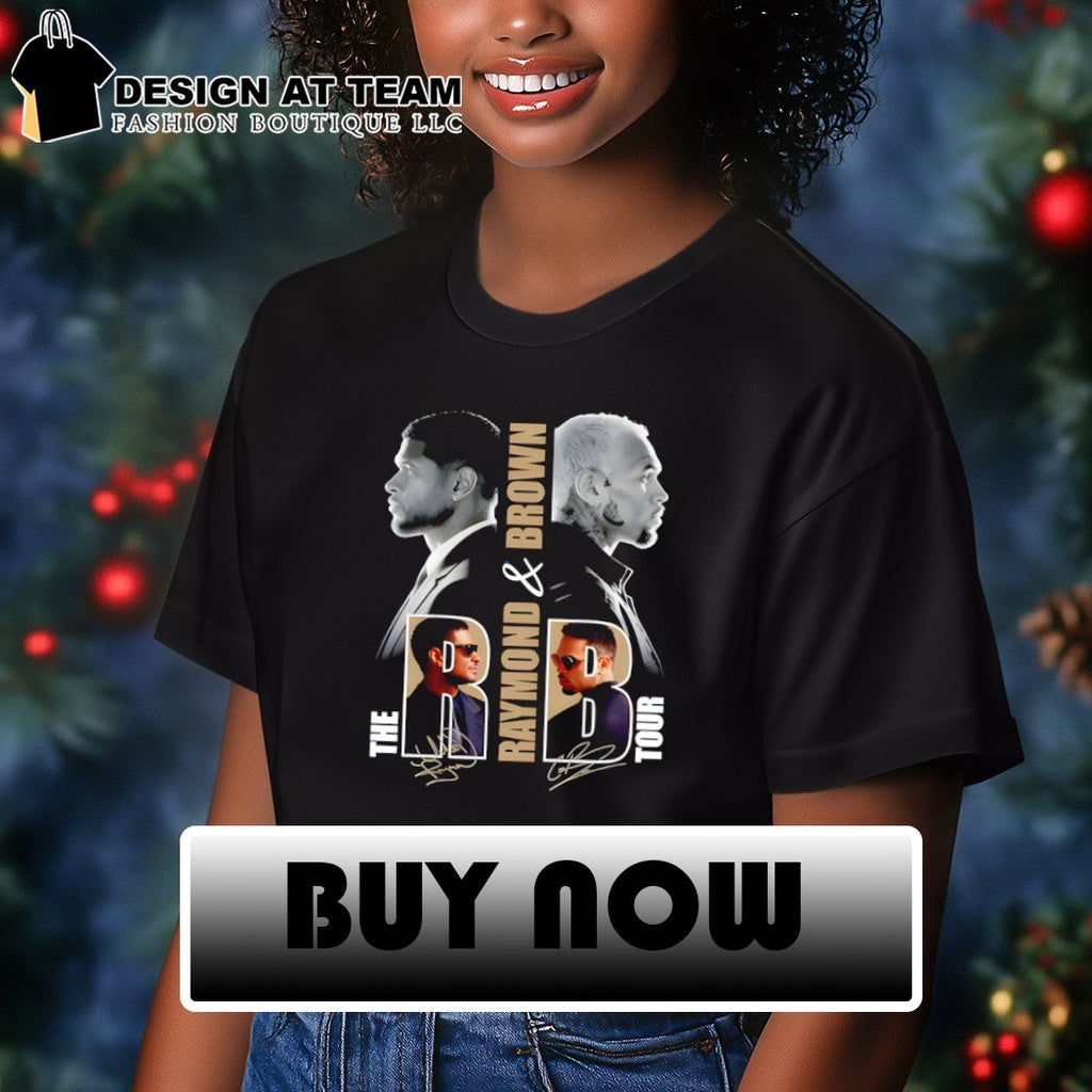 Usher and Chris Brown The Raymond and Brown Tour collectible concert music shirt