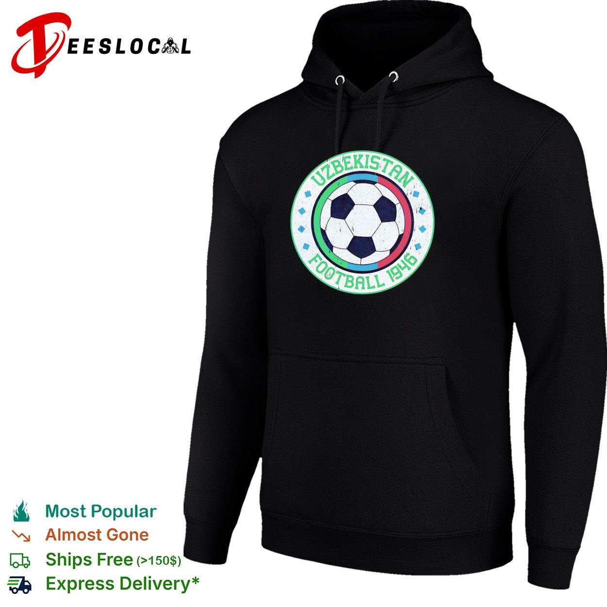 Uzbekistan football 1946 vintage soccer shirt