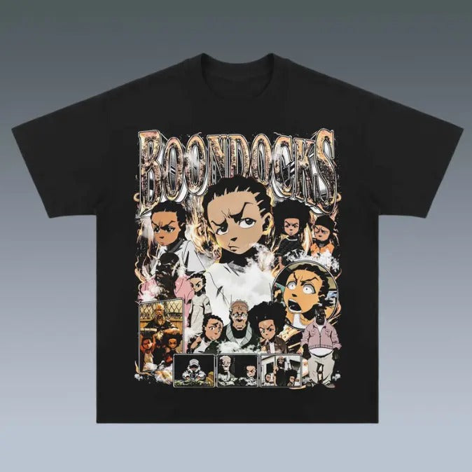 VINTAGE TEE | BOONDOCKS, Prints Vintage T-Shirt, Cartoon Shirt, Funny Shirt, Graphic Tee Shirt, Unisex T-Shirt, Gift For...
