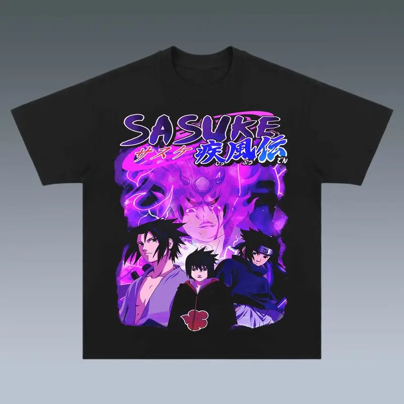 VINTAGE TEE UCHIHA SASUKE Unisex Shirt Hoodie Sweatshirt Tank top, Long Sleeve | PrintMintTees.com