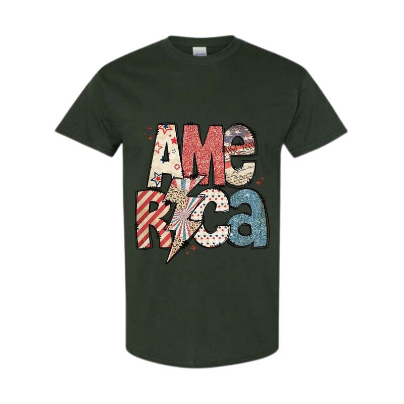 VINTAGE USA, 4TH OF JULY SHIRT, USA DOUBLE STAR SHIRT, 4TH OF JULY MEN SHIRT, UNISEX COTTON SHIRT, OVERSIZED HOLIDAY...