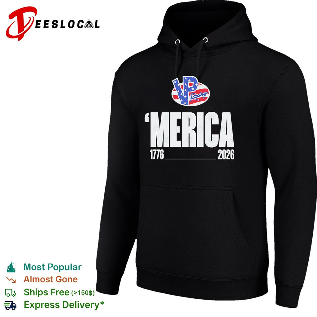 VP Racing ‘Merica 1776 2026 Patriotic Logo American Flag Inspired Racing shirt