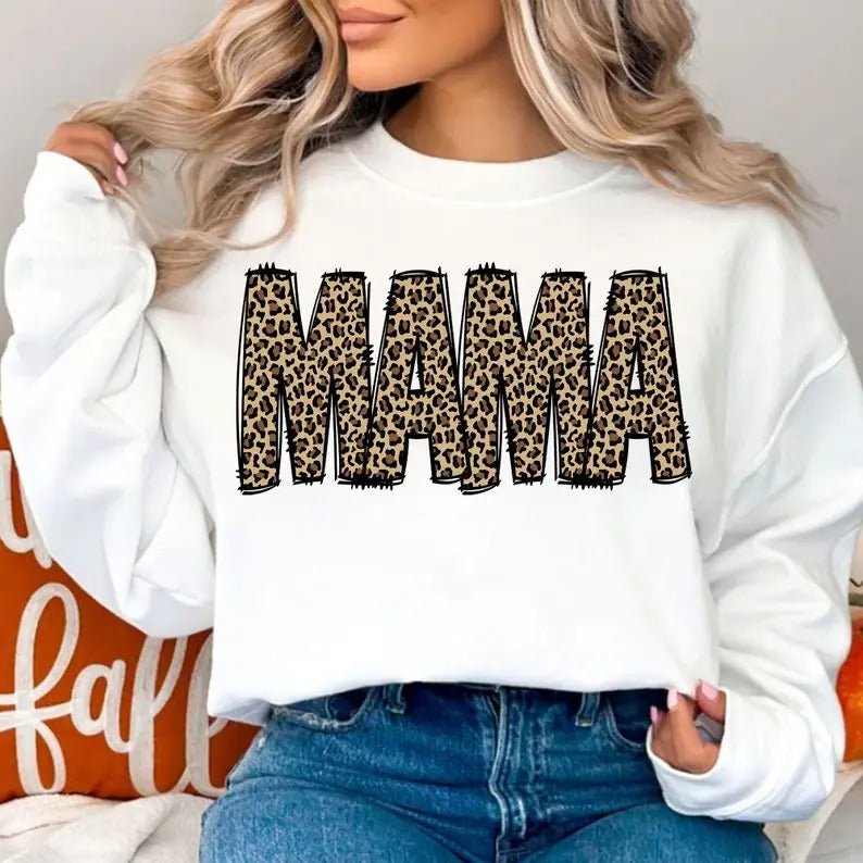 VXCHailey Riter Premium  Mama Leopard Print  Shirt Hoodie Sweatshirt | PrintMintTees.com
