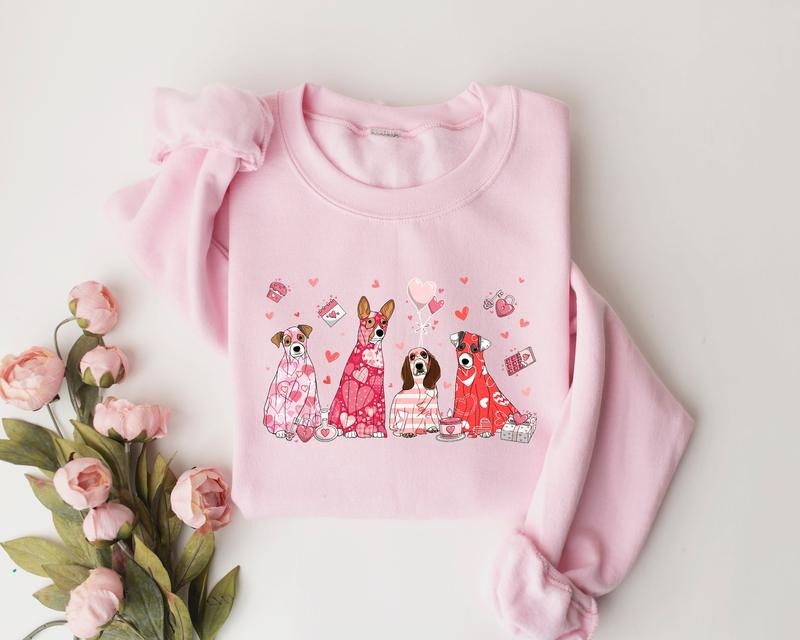 Valentine Dogs Love Dog Shirt Valentine Dog Lover Cute Valentine Dog Valentine Shirts Dogs Be My Valentine T-Shirts, Hoodie, Sweatshirt