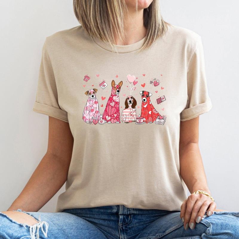 Valentine Ghost Dogs Super Soft T-Shirts, Hoodie, Sweatshirt
