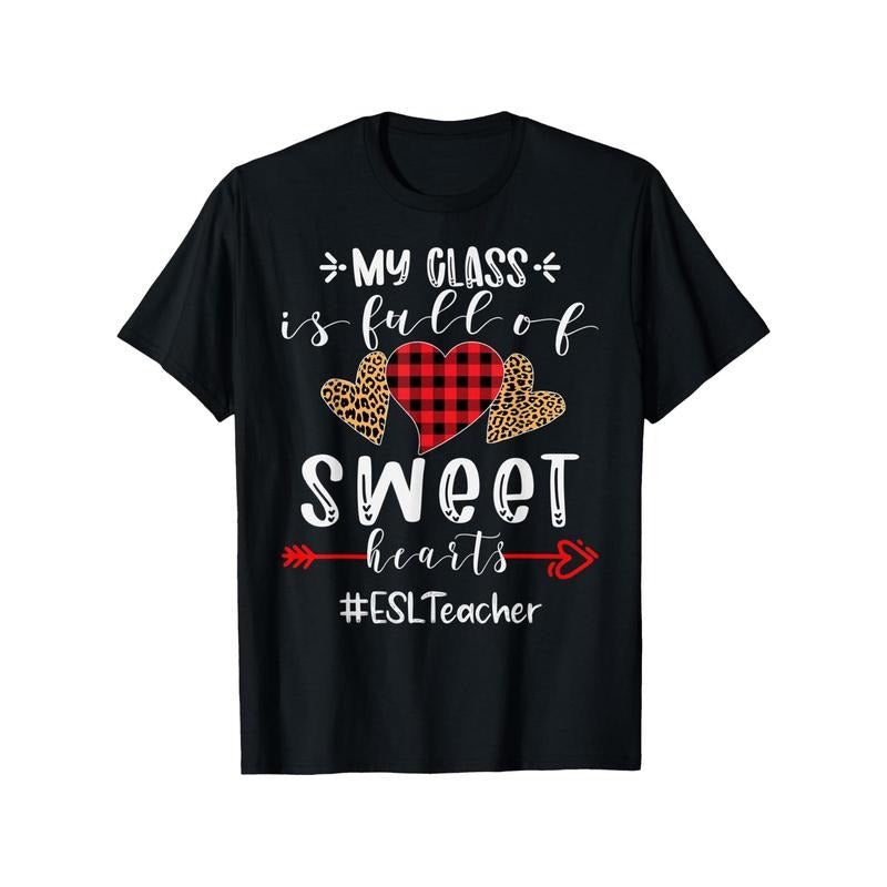 Valentine's Day Sweetheart Teacher T-Shirt