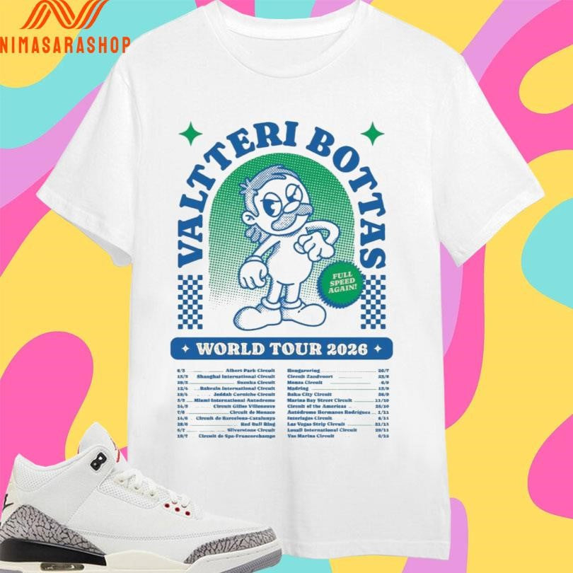 Valtteri Bottas World Tour 2026 Shirts