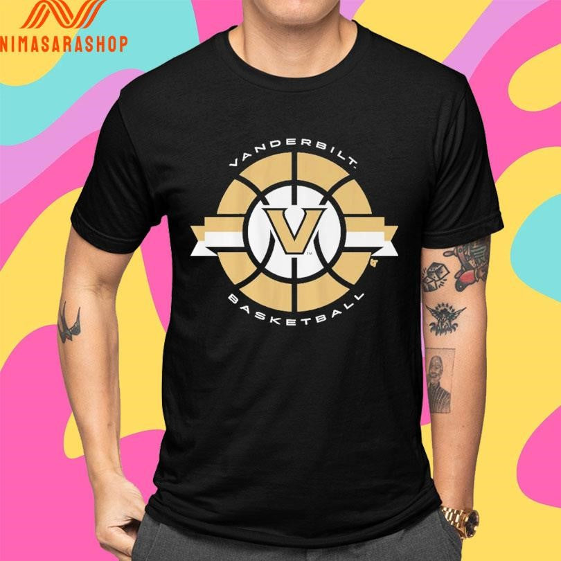 Vanderbilt Basketball Classic Circle Shirts