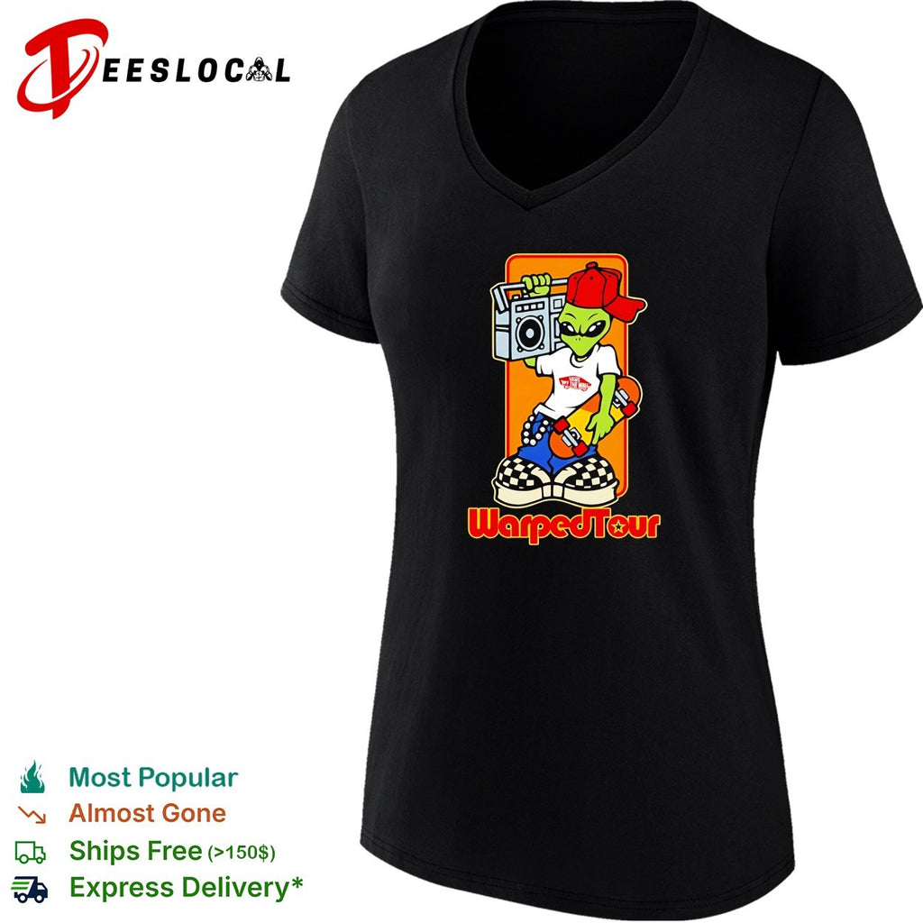 Vans Warped Tour Alien funny shirt