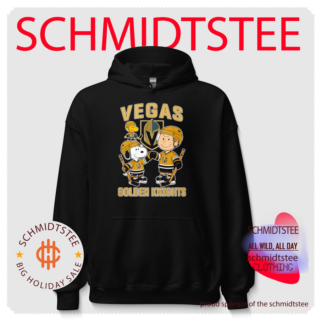 Vegas Golden Knight NHL Hockey Snoopy and Charlie Brown shirt