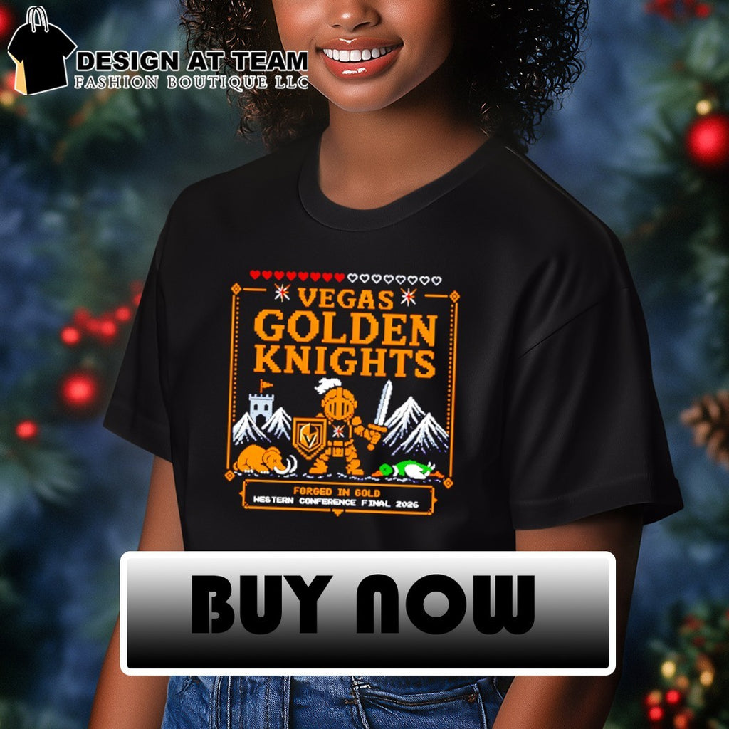 Vegas Golden Knights 2026 Forged in Gold Western Conference Final shirt