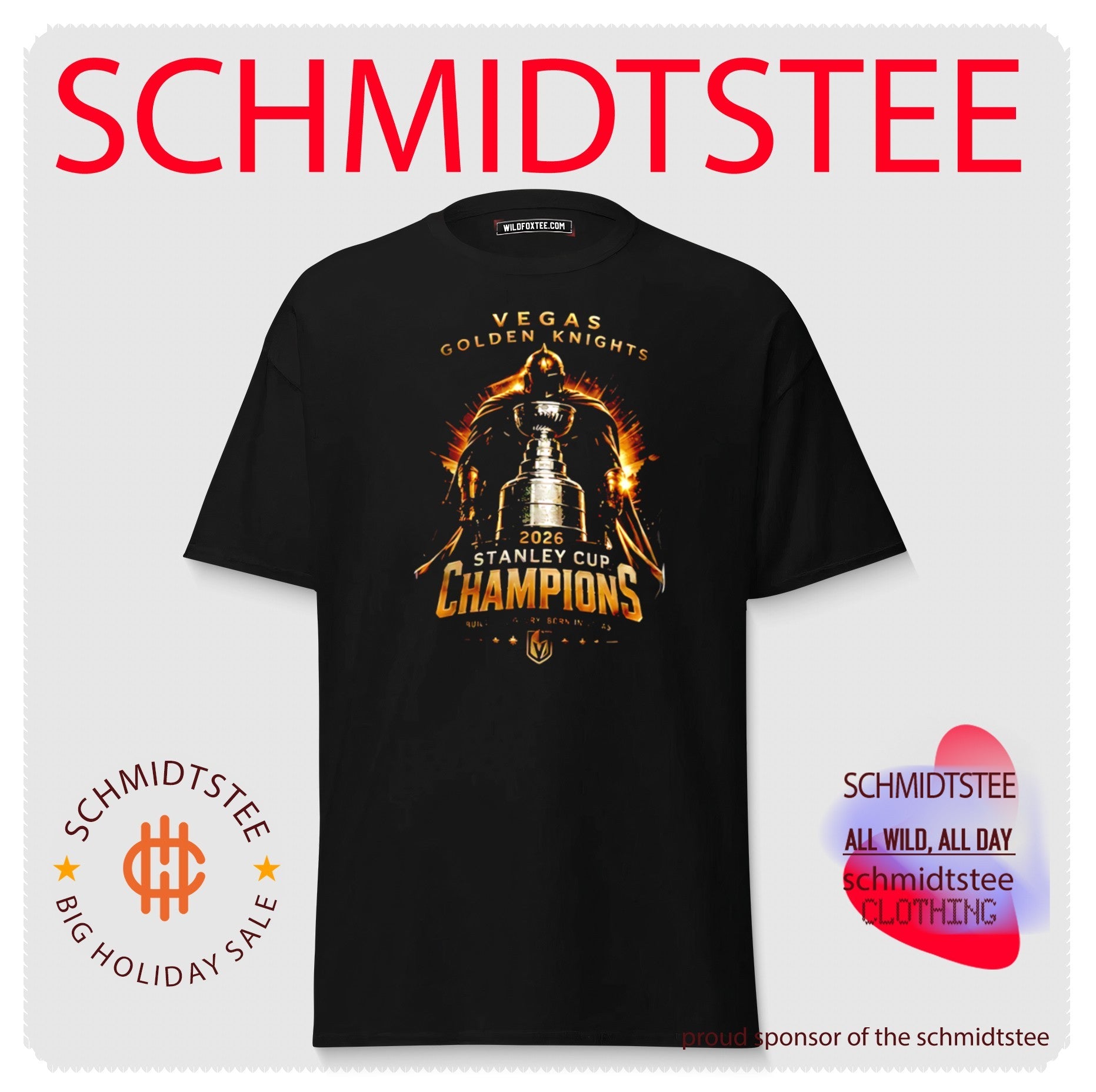 Vegas Golden Knights 2026 Stanley Cup Champions trophy shirt