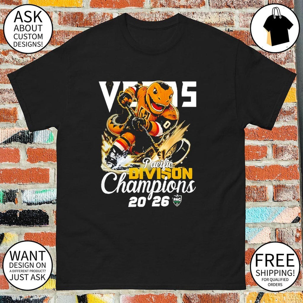 Vegas Golden Knights hockey Stanley Cup Pacific Division 2026 shirt