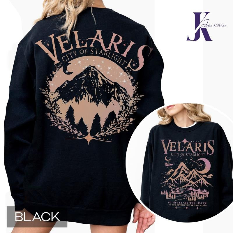 Velaris ACOTAR Shirt, Velaris City Of Starlight, The Night Court Shirt, SJM Merch Shirt, Court of Dreams, Rhysand Hoodie...