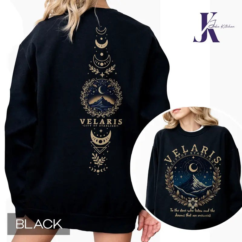 Velaris ACOTAR Sweatshirt, Velaris City Of Starlight, The Night Court Shirt,SJM Merch Shirt,Court of...