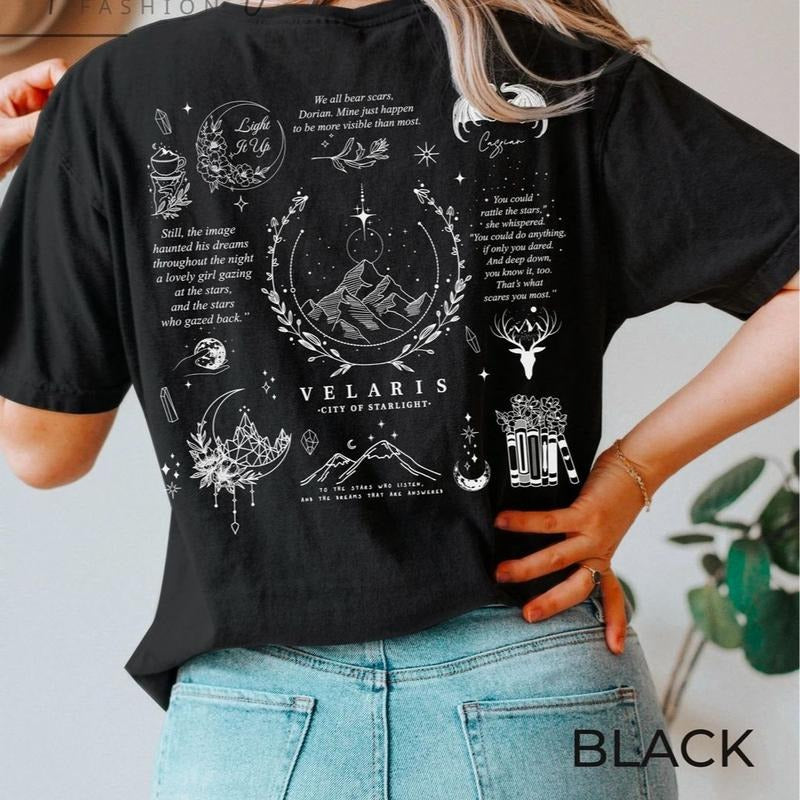 Velaris Shirt SJM Court Thorns Roses Court Shirt Fantasy Raders SJM Fan Sjm Romance Readers Shirt Booktok T-Shirts, Hoodie, Sweatshirt