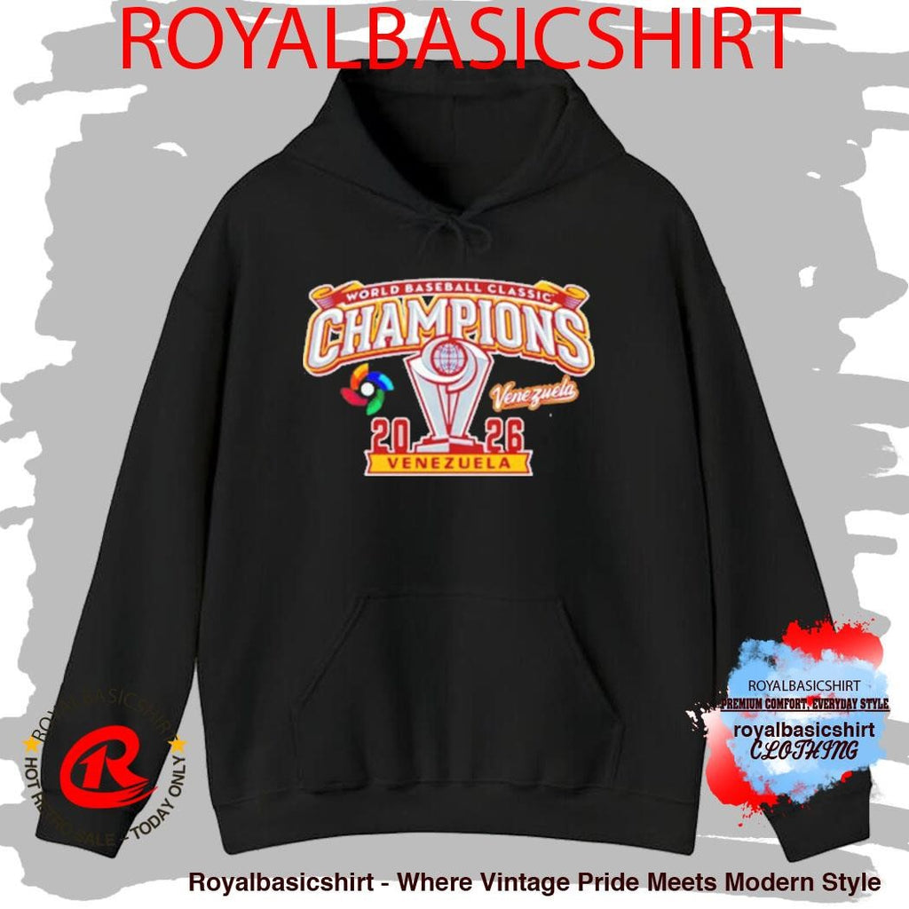 Venezuela Baseball World Baseball Classic 2026 Champions Trophy Cup Shirt