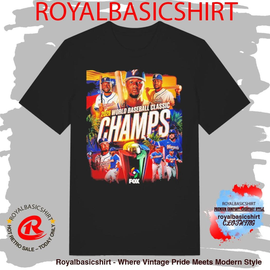 Venezuela Won World Baseball Classic 2026 Champions Shirt