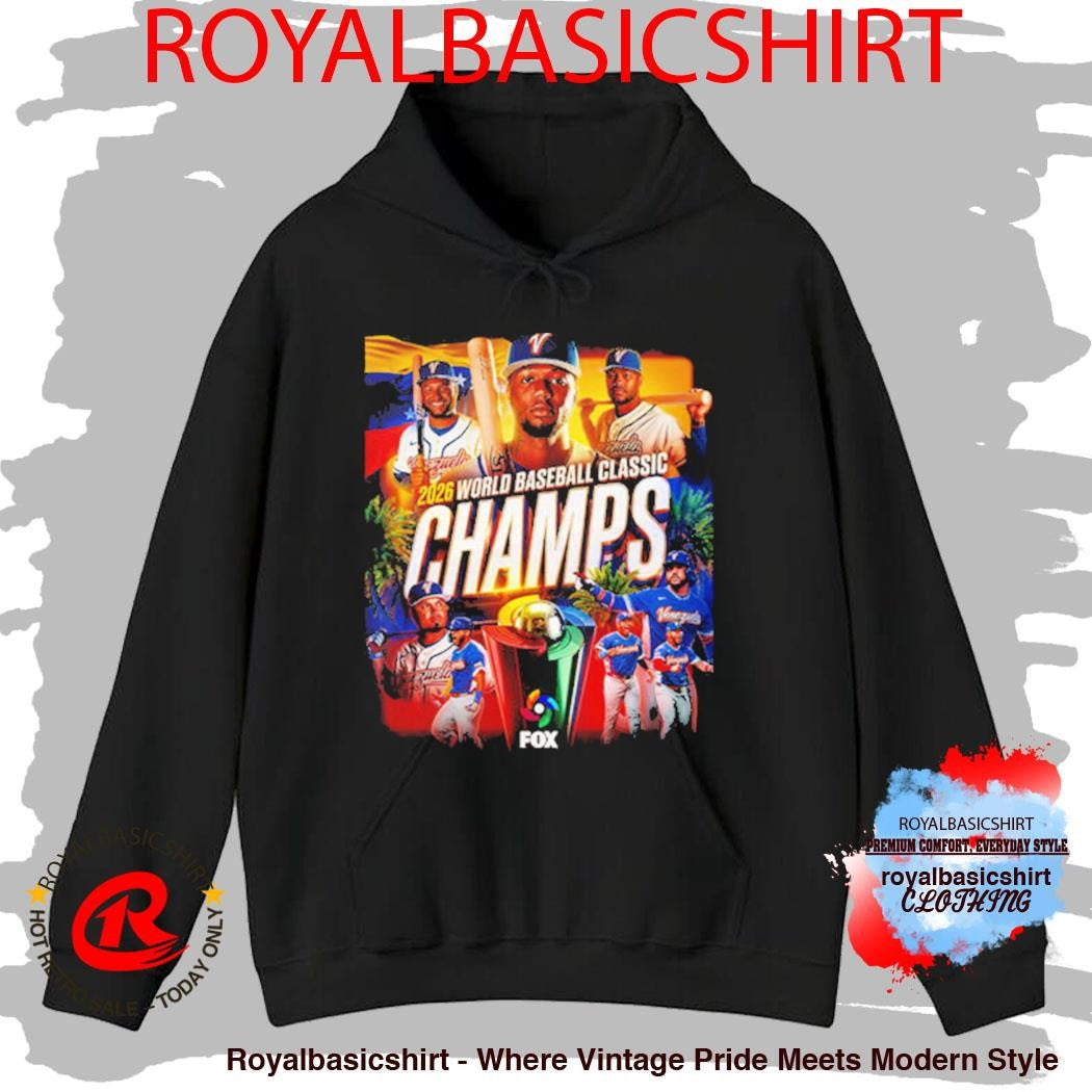 Venezuela Won World Baseball Classic 2026 Champions Shirt
