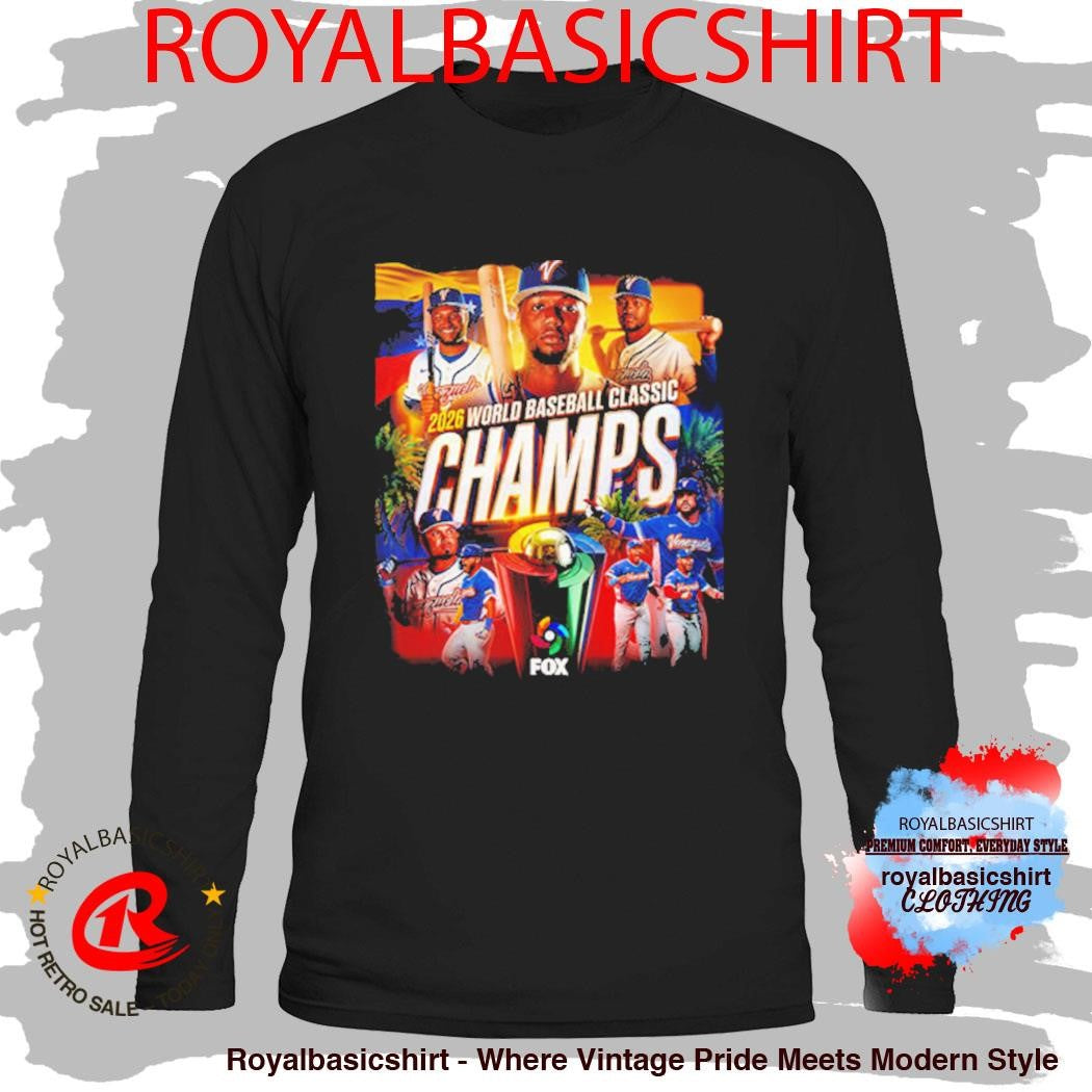 Venezuela Won World Baseball Classic 2026 Champions Shirt