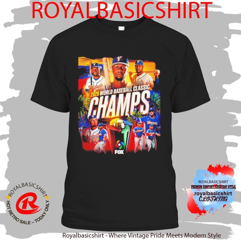 Venezuela Won World Baseball Classic 2026 Champions Shirt
