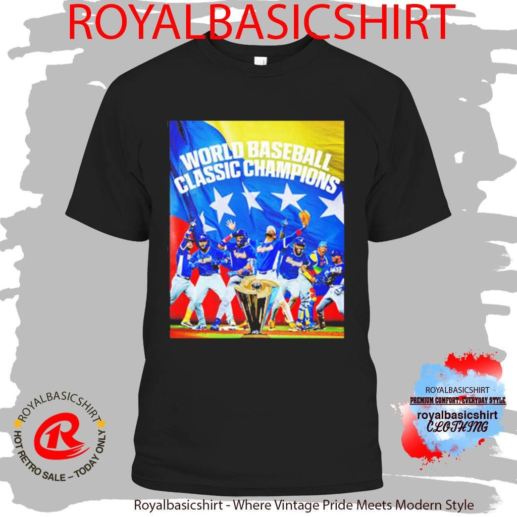 Venezuela World Baseball Classic Champions 2026 For The First Time Shirt