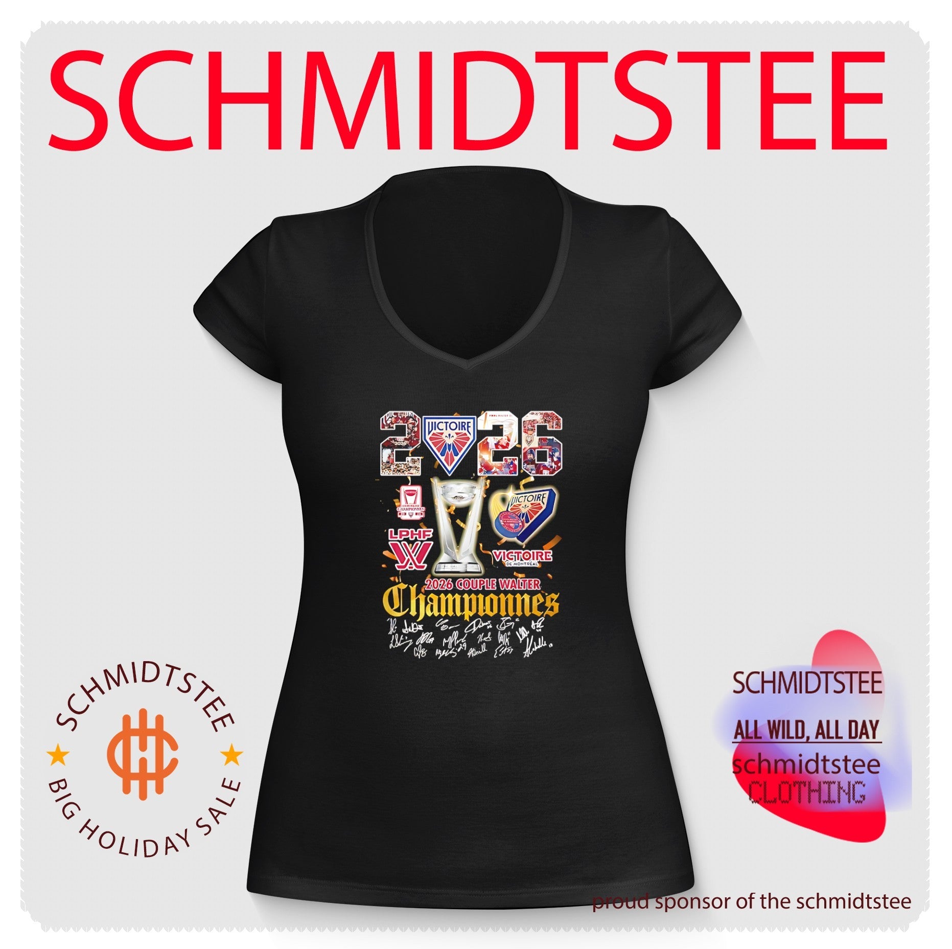 Victoire de Montreal 2026 Coupe Walter Champions signature shirt