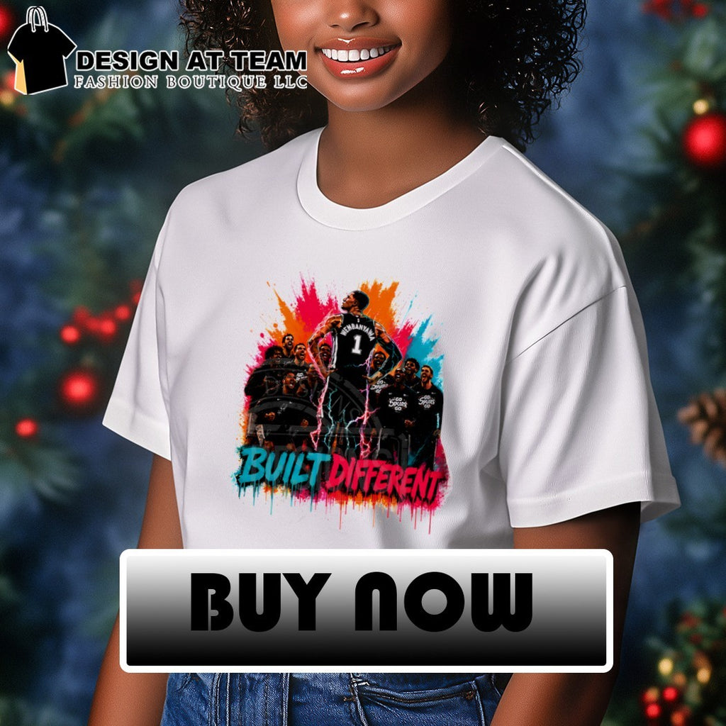 Victor Wembanyama 1 San Antonio Spurs Basketball Built Different 2026 vintage shirt