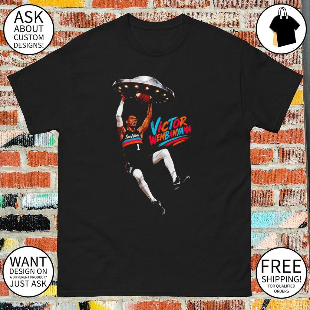 Victor Wembanyama 1 San Antonio Spurs UFO Basketball NBA 2026 shirt