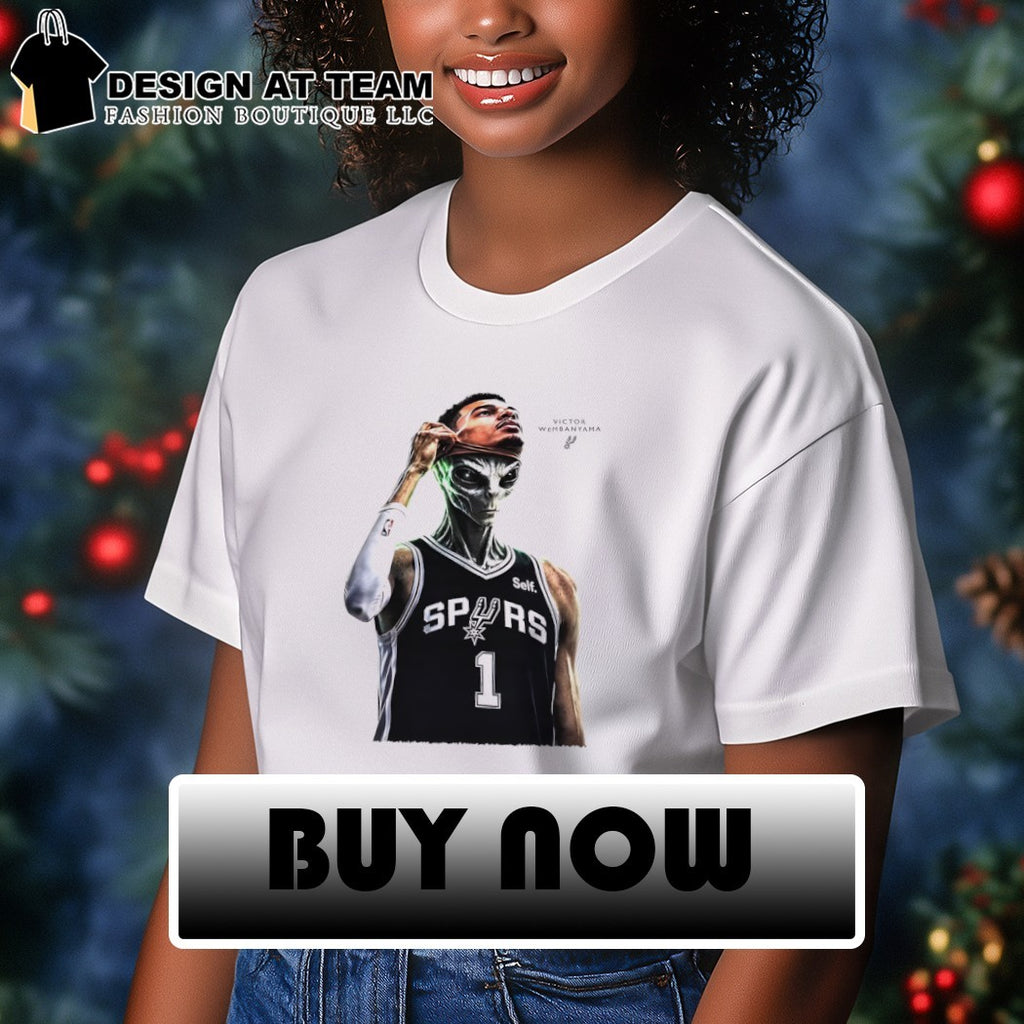 Victor Wembanyama #1 Spurs MVP Alien Mask shirt